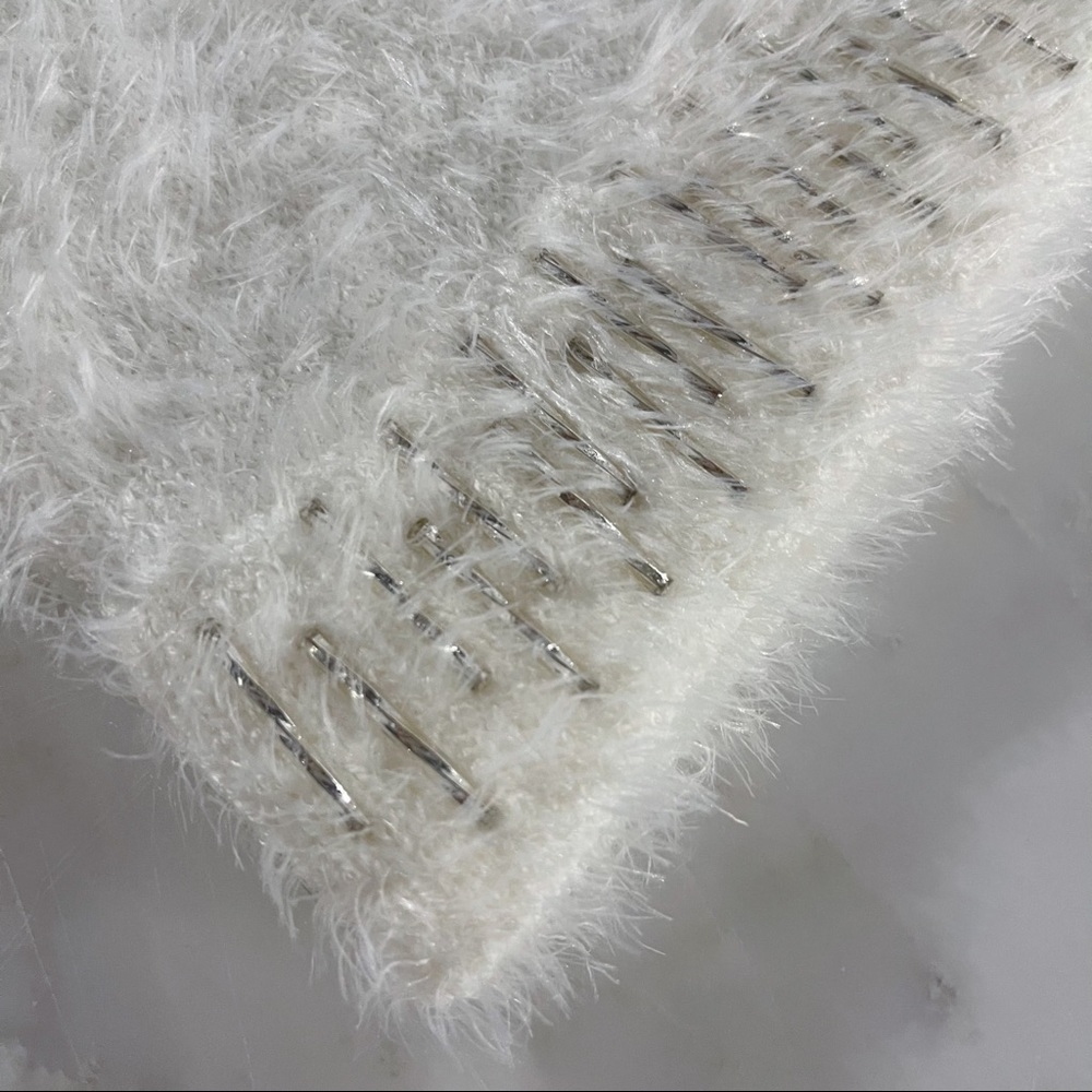 Fuzzy Sweater with Beading - Picture 3 of 14